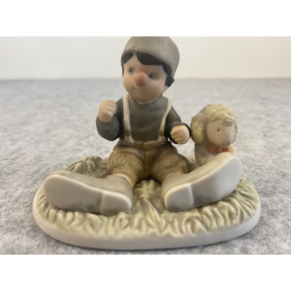 Enesco 'I‎ Promise You Laughter & Smiles' 1999 Kim Anderson Porcelain Figurine